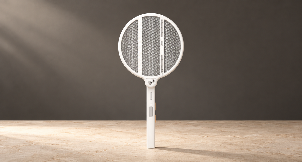 GREY Studio editorial | Porodo Lifestyle Swat Foldable Electric Insect Killer - White | PDLFSTLTZ01WH