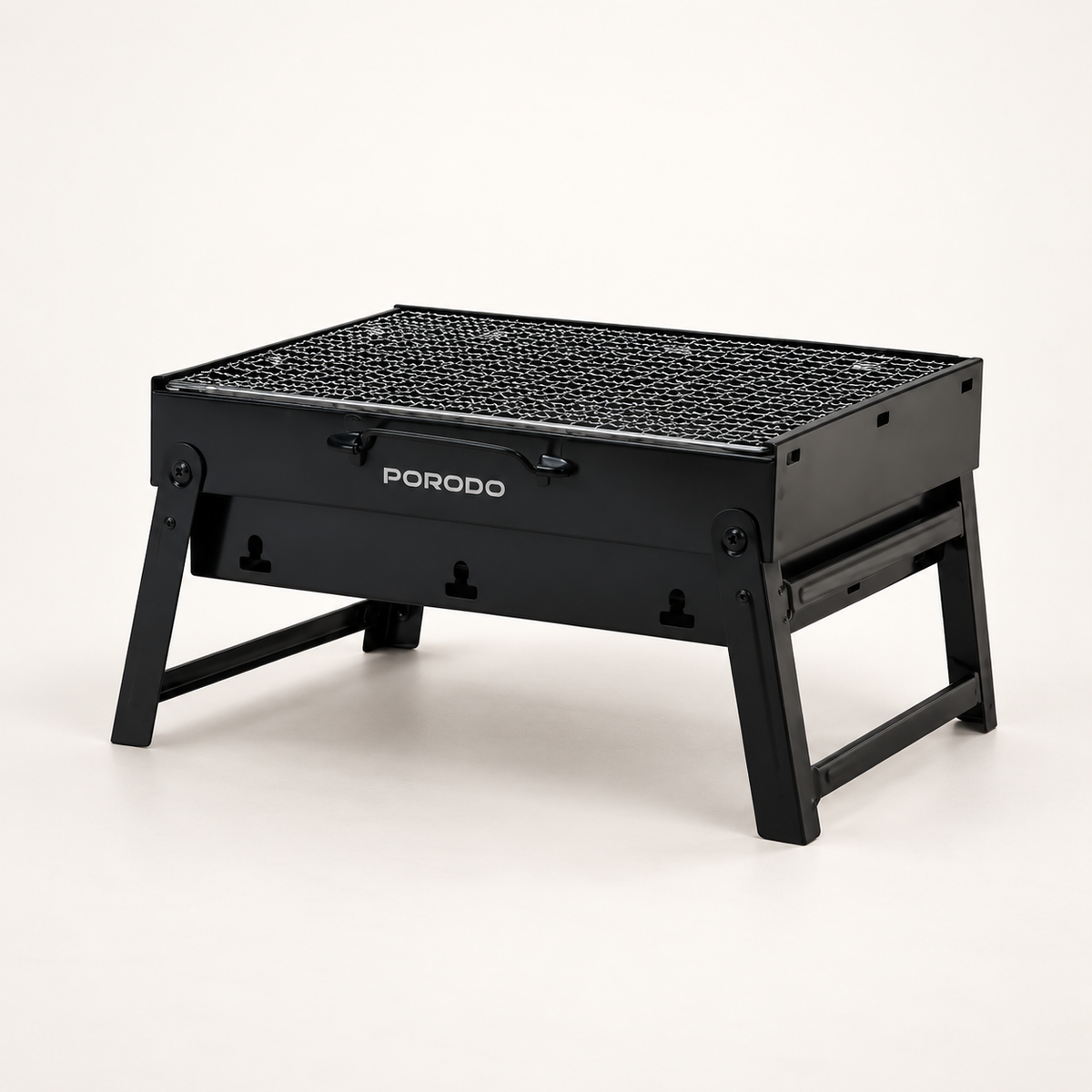 GREY Studio catalog | Porodo Lifestyle Portable Folding Mini BBQ Grill - Black | PDLFSTMCSBK