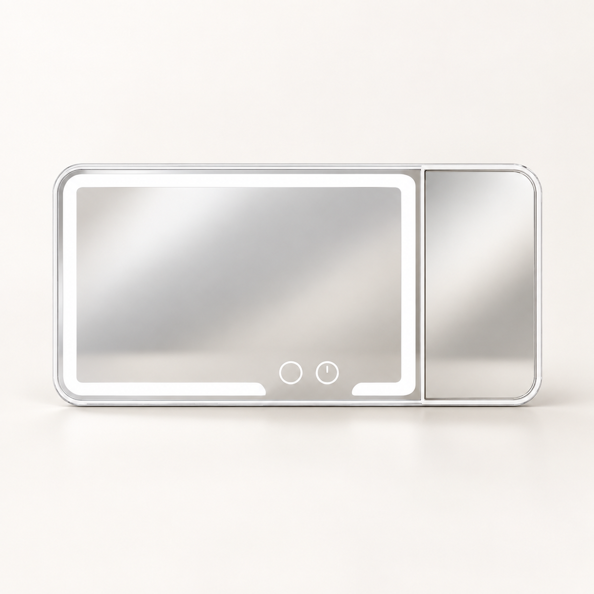 GREY Studio catalog | Porodo Lifestyle Shinevibe LED Car Makeup Mirror - Clear | PDLFSTNZ330