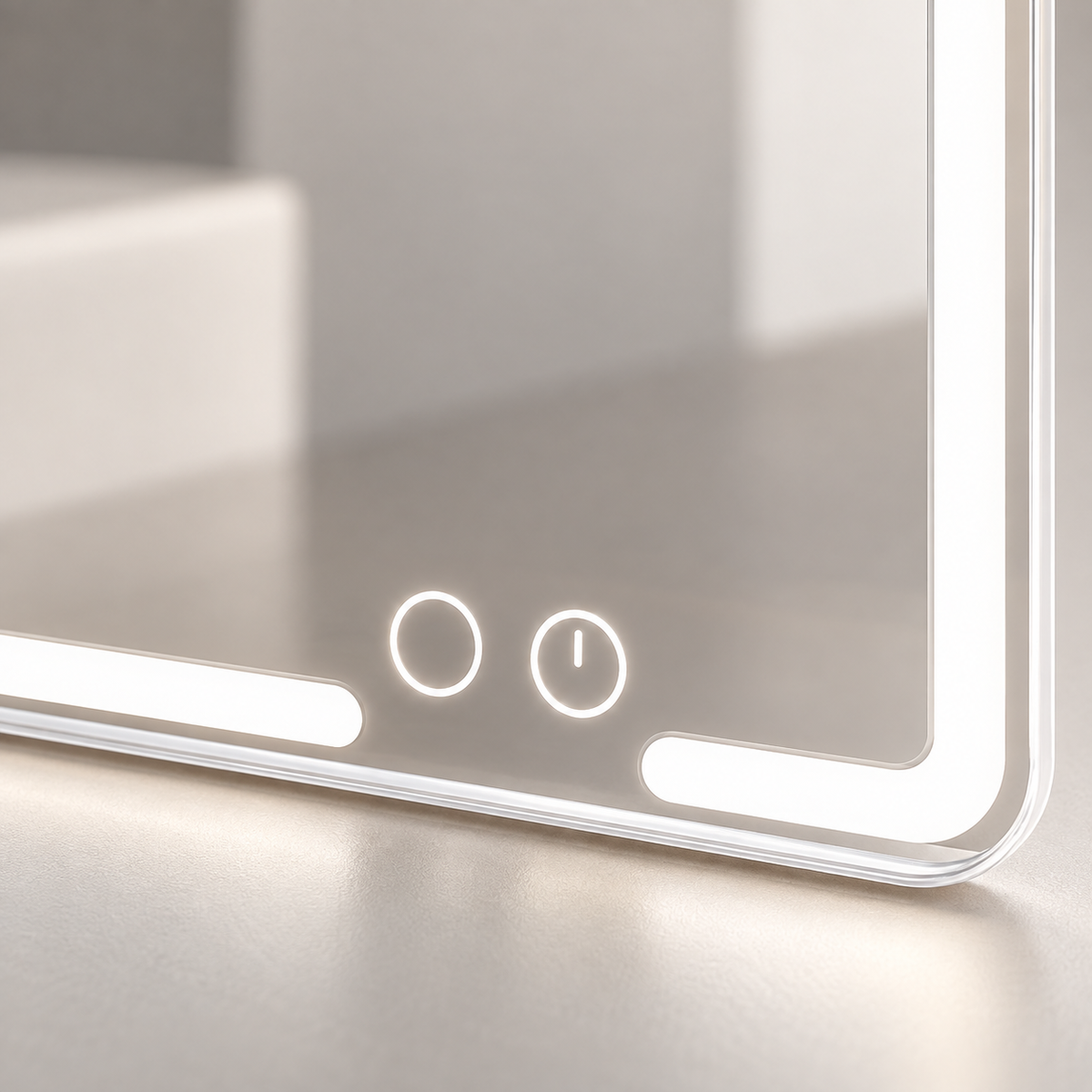 GREY Studio detail | Porodo Lifestyle Shinevibe LED Car Makeup Mirror - Clear | PDLFSTNZ330