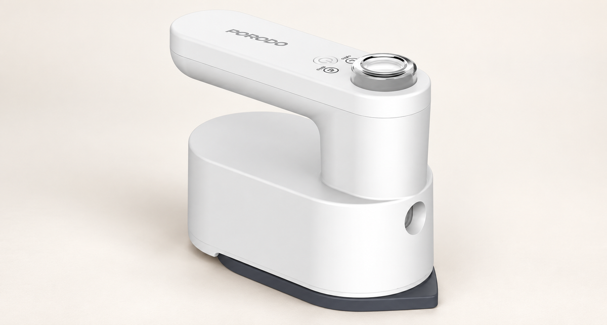 GREY Studio catalog | Porodo Lifestyle Heatpulse Portable Steam Iron - White | PDLFSTSIWH