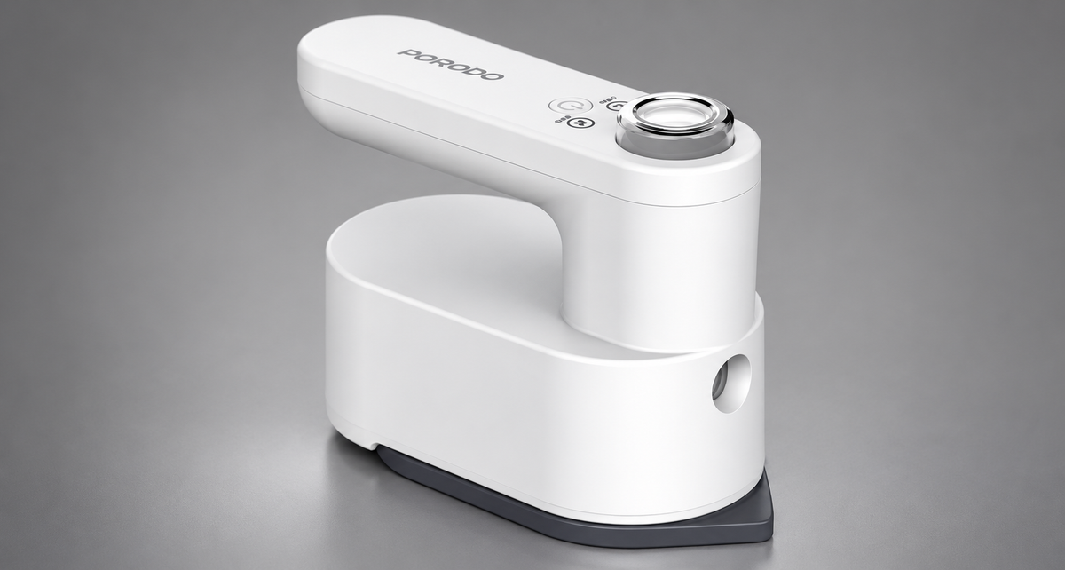 GREY Studio detail | Porodo Lifestyle Heatpulse Portable Steam Iron - White | PDLFSTSIWH