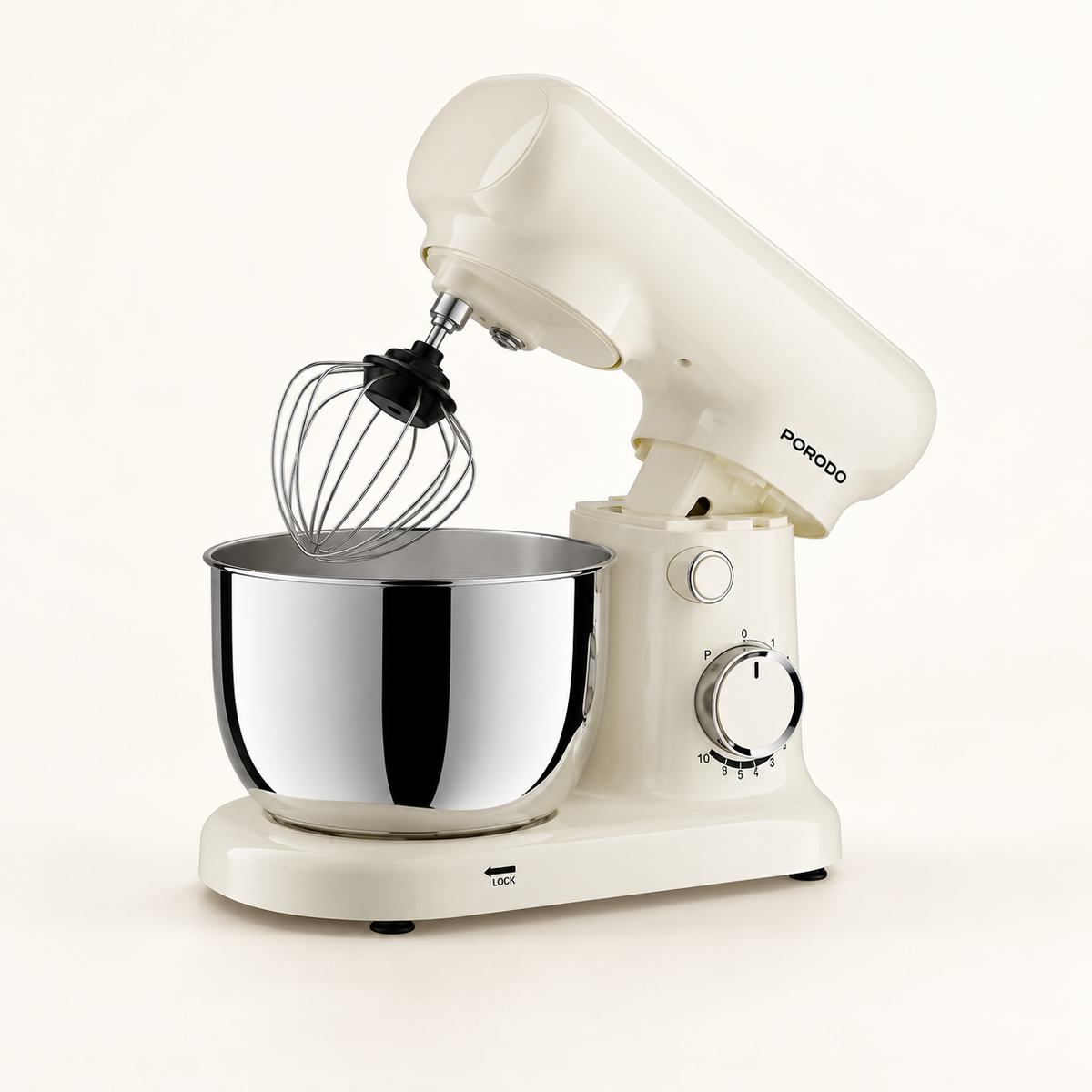 GREY Studio catalog | Porodo Lifestyle Tilt-Head Electric Household Stand Mixer - White | PDLFSTSMWH