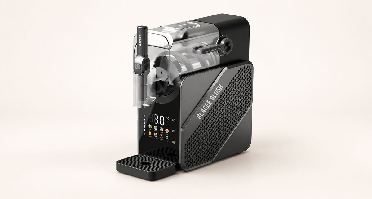 GREY Studio catalog | Porodo Lifestyle Glacee 2-In-1 Slushie & Ice Cream Maker with Cooling Control Display - Black | PDLFSTXRJGY