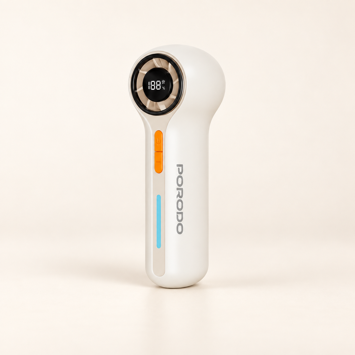 GREY Studio catalog | Porodo Lifestyle Chillo Breeze Pocket Turbo Fan with 100 Adjustable Speed Levels - Beige | PDLFSTZH38BG
