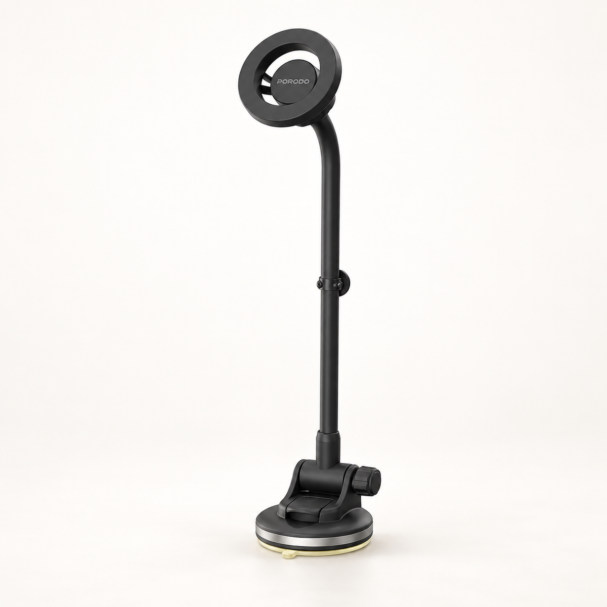 GREY Studio catalog | Porodo Vindex Magnetic Car Mount with Extended Flexible Pole - Black | PDMCPH68BK