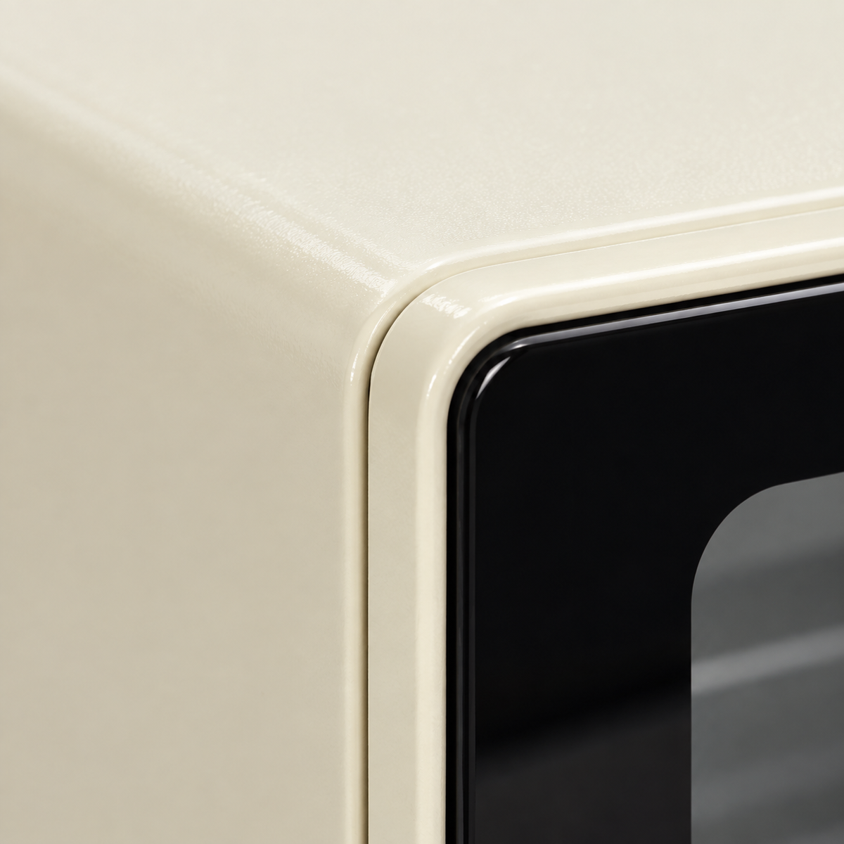 GREY Studio detail | Porodo Lifestyle Vertical Design Temp Glass Mini Oven - White | PDMOKB15FWH