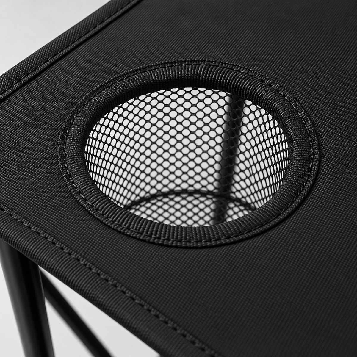 GREY Studio detail | Porodo Lifestyle Outdoor Companion Foldable Camping Table - Black | PDRS2355BK