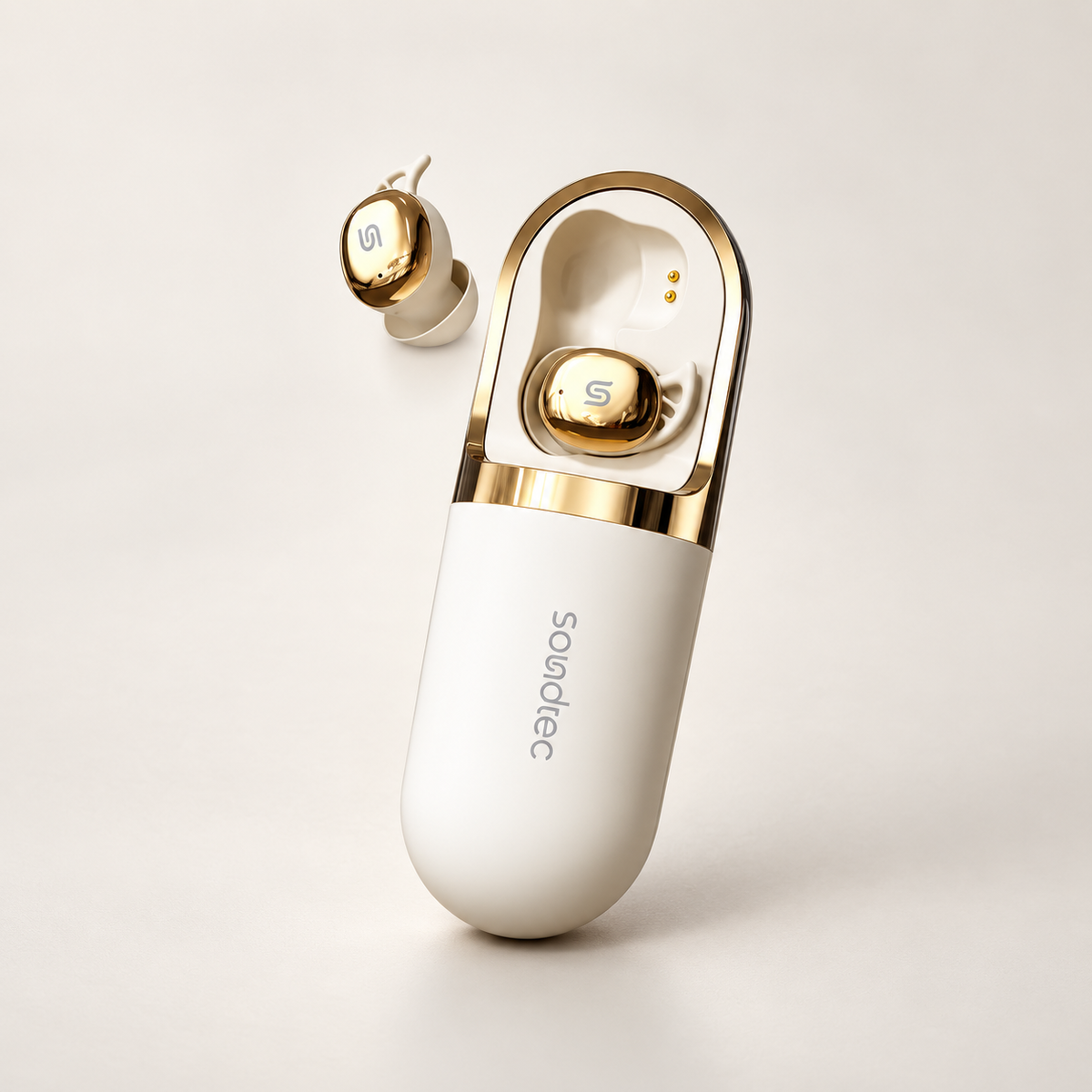 GREY Studio catalog | Porodo Soundtec Dream TWS Earbuds with Massage Function - Beige | PDS13BG