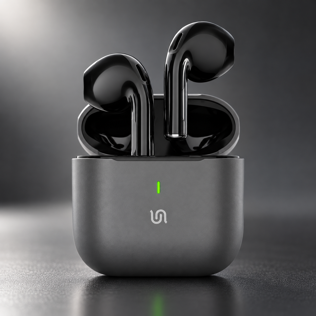 GREY Studio detail | Porodo Soundtec Jetpods In-Ear Wireless Earbuds - Black | PDST2232ZK1
