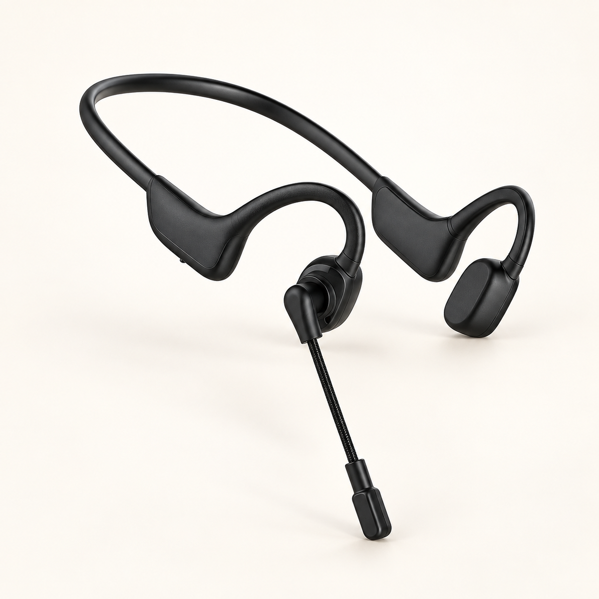 GREY Studio catalog | Porodo Soundtec Vibrix Air Conduction Wireless Headset - Black | PDSTLB03