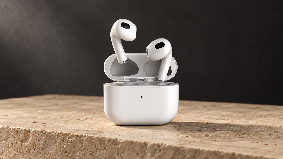 GREY Studio editorial | Porodo Soundtec ENC Earbuds 3 True Wireless - White | PDSTWLEP057WH