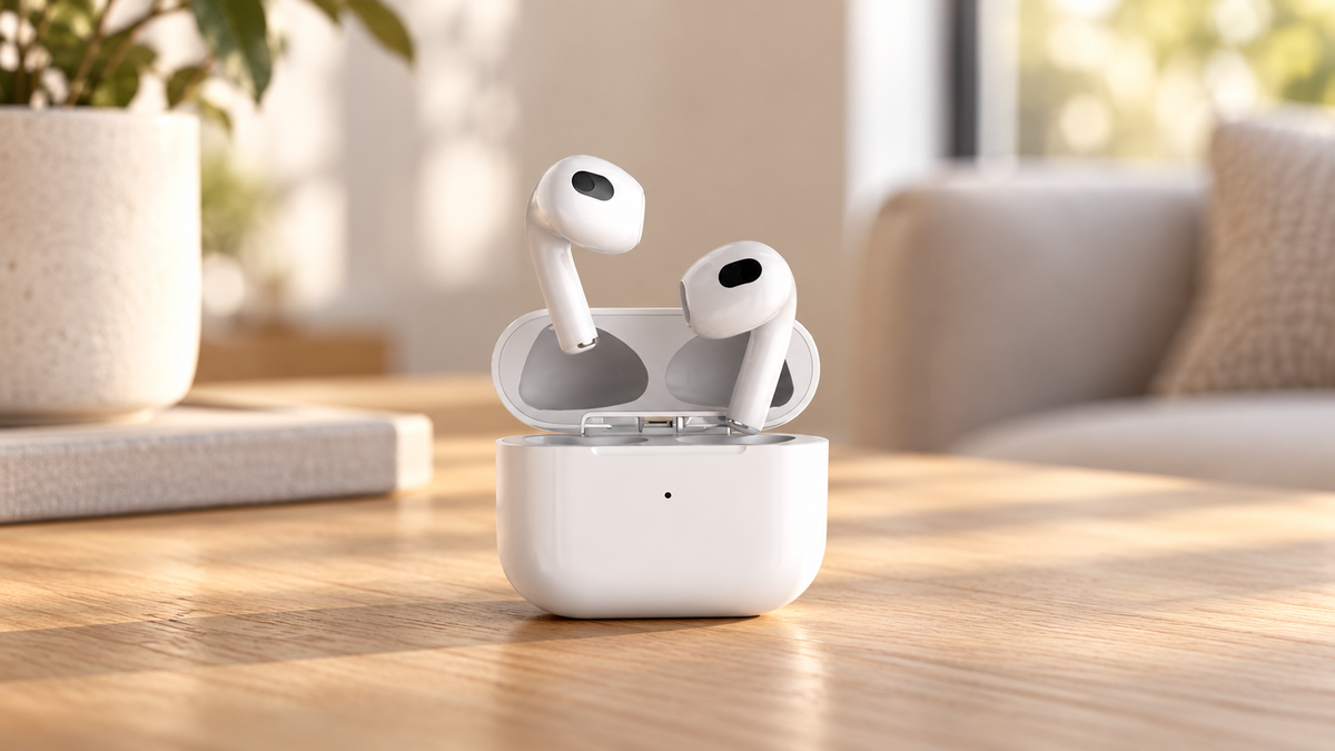 GREY Studio lifestyle | Porodo Soundtec ENC Earbuds 3 True Wireless - White | PDSTWLEP057WH