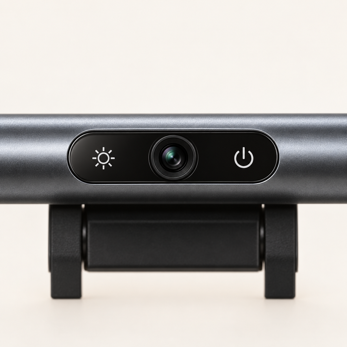 GREY Studio detail | Porodo LumaView Full HD Webcam & Desk Light - Gray | PDWBCMGY