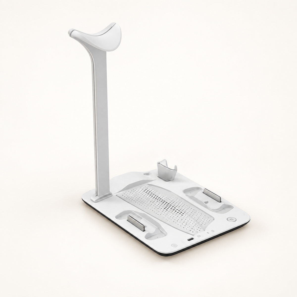 GREY Studio catalog | Porodo Gaming PS5 Slim Stand With Magnetic Charger - White | PDX118