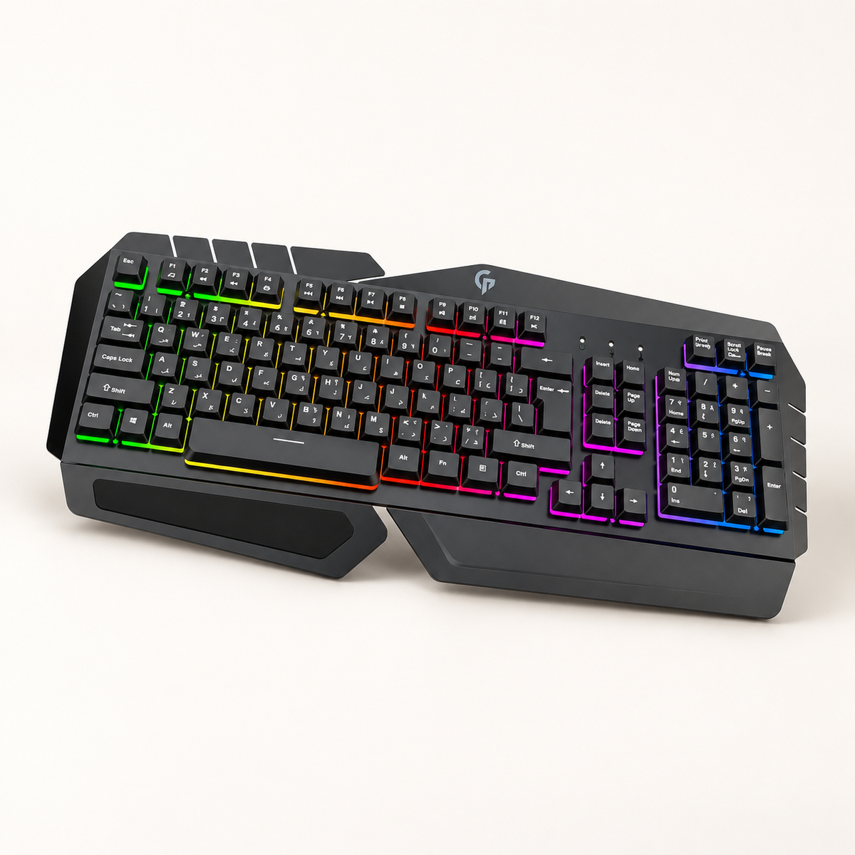 GREY Studio catalog | Porodo Gaming Keyboard With powerful Metal Frame | PDX212-BK