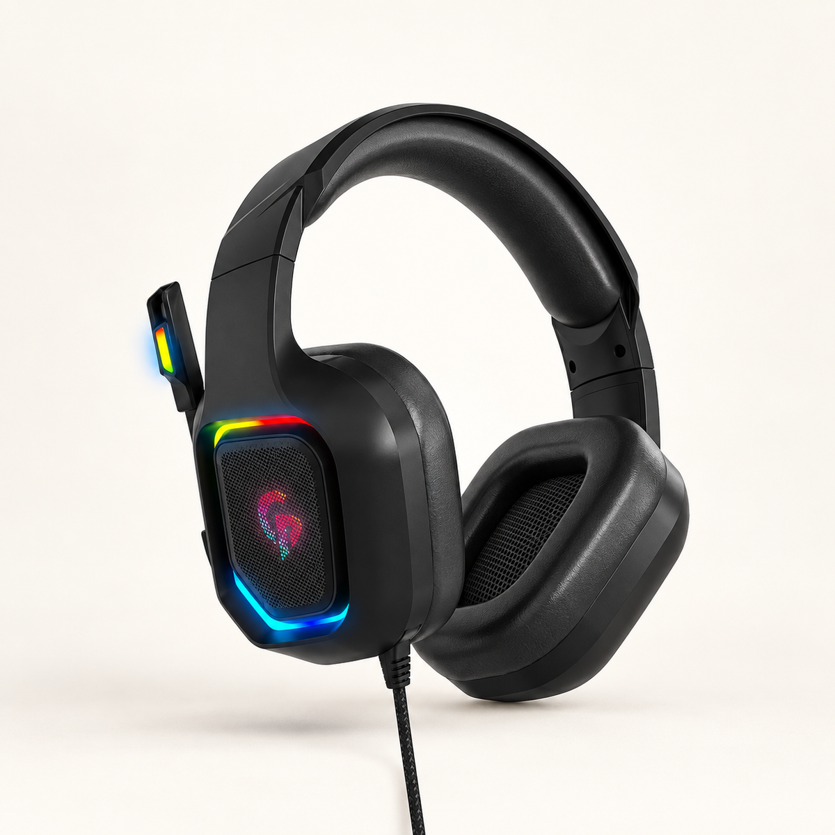 GREY Studio catalog | Porodo Gaming Headphone With RGB (High Definition) | PDX411-BK