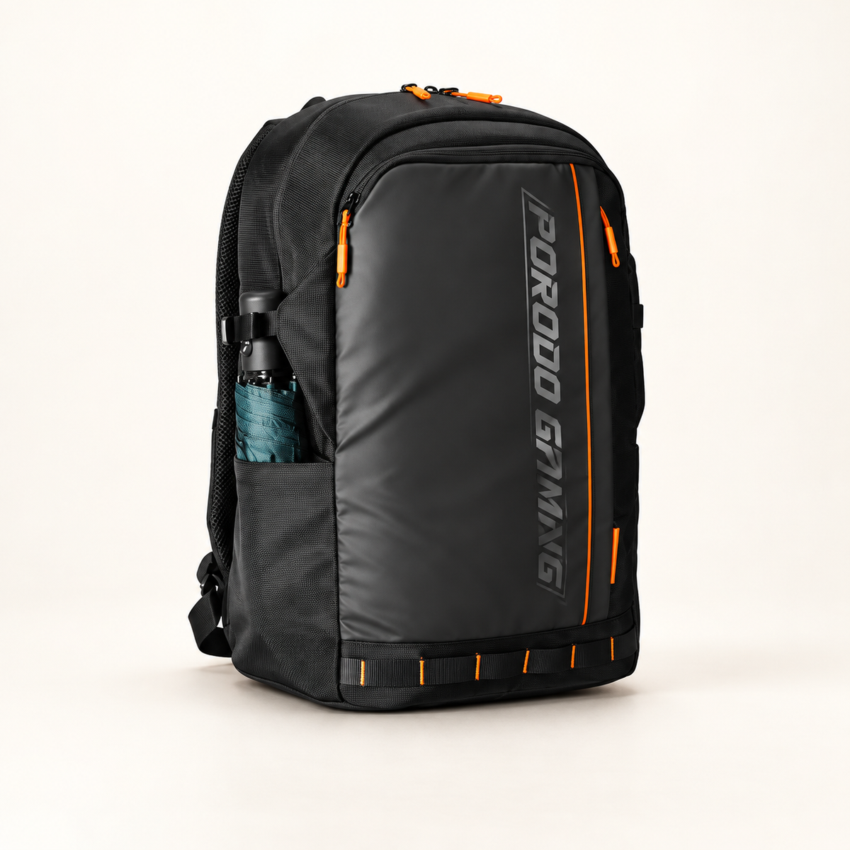 GREY Studio catalog | Porodo Gaming PU Laptop Backpack With USB-C Port and PS5 Compartment - Black | PDX534