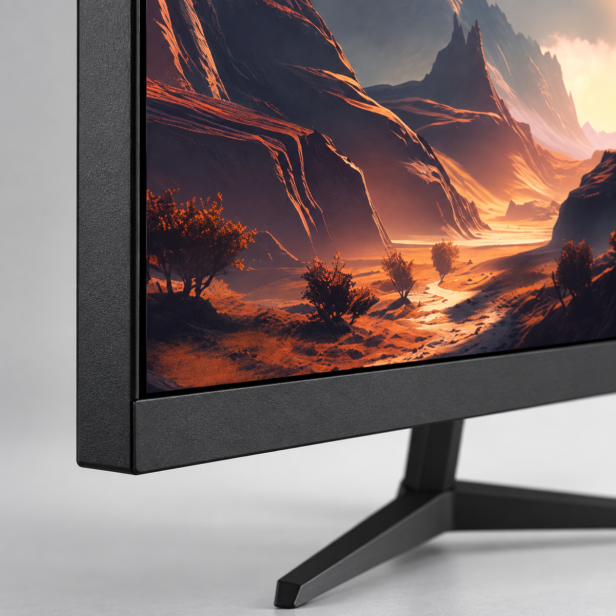 GREY Studio detail | Porodo Gaming MT9701 Solution FHD/180Hz Monitor with RGB light - Black | PDX545