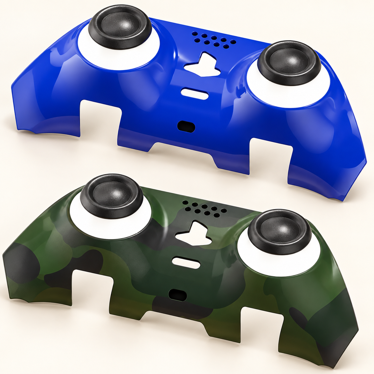GREY Studio catalog | Porodo Gaming PS5 Edge Controller Decorative Panel combo - Blue + Camo | PDX618-BC