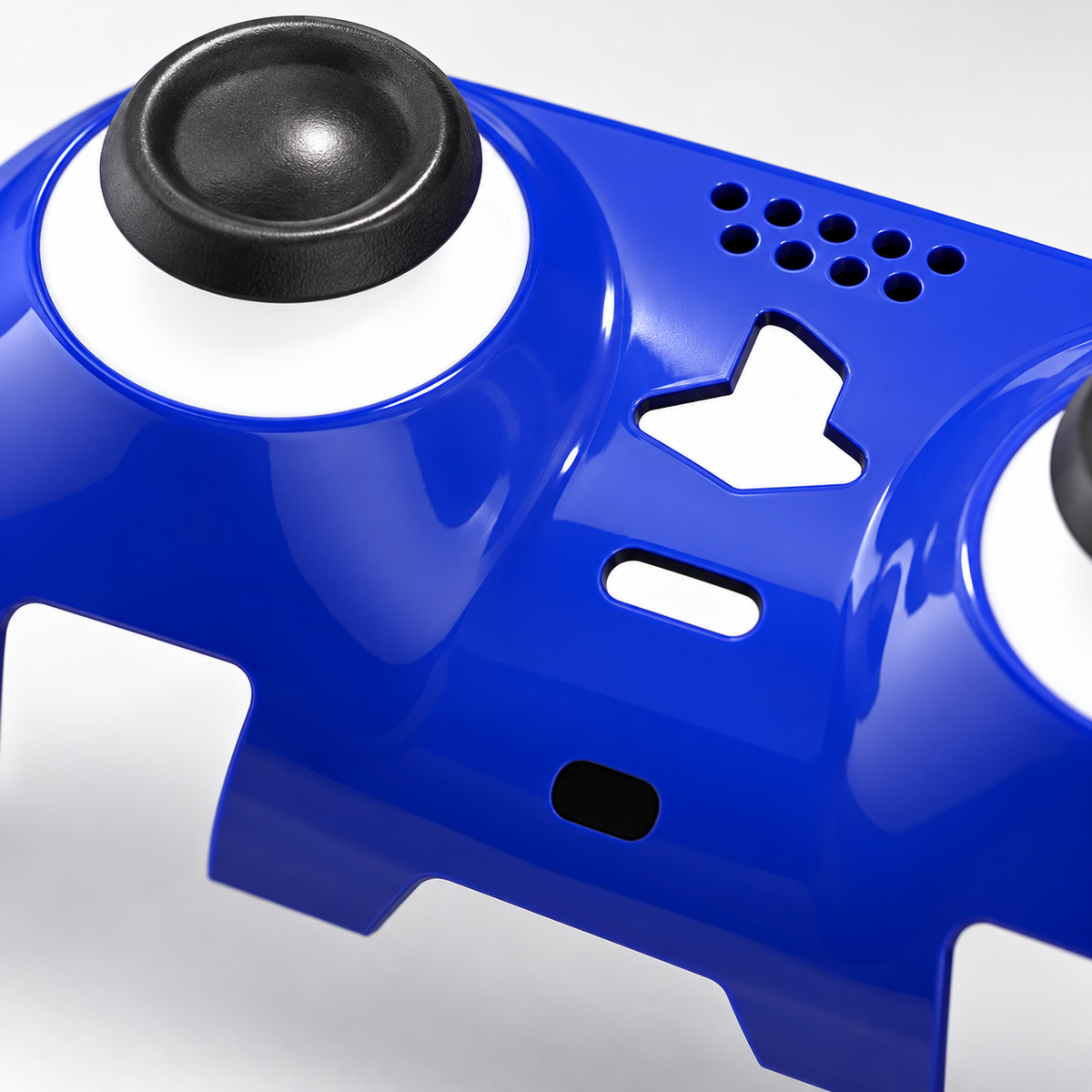 GREY Studio detail | Porodo Gaming PS5 Edge Controller Decorative Panel combo - Blue + Camo | PDX618-BC