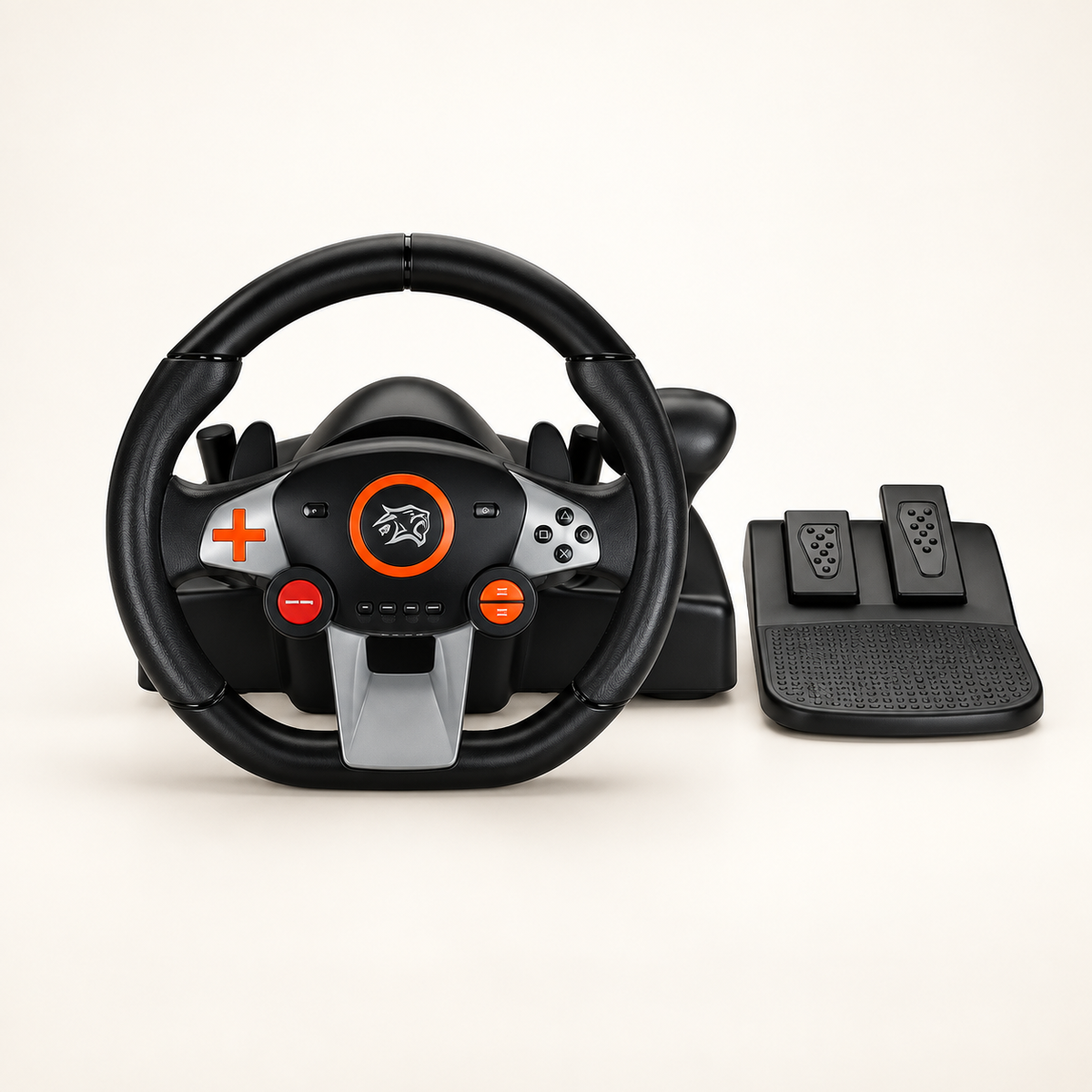 GREY Studio catalog | Porodo Gaming 7in1 Steering Wheel | PDX627