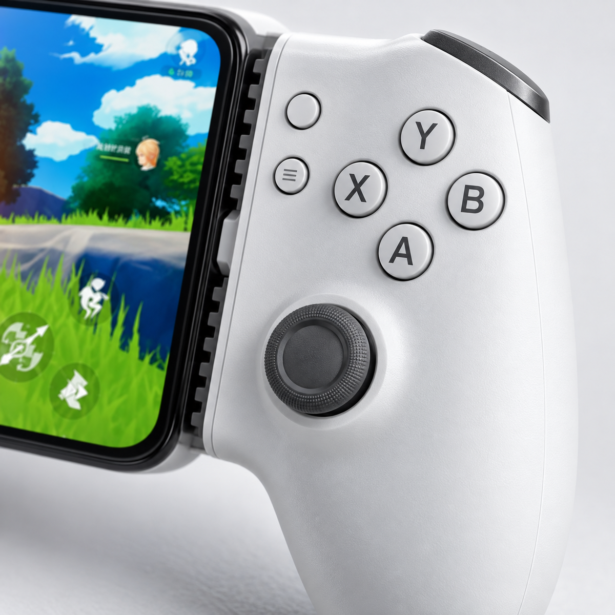 GREY Studio detail | Porodo Gaming Multi-Platform Game Controller - White | PDX636