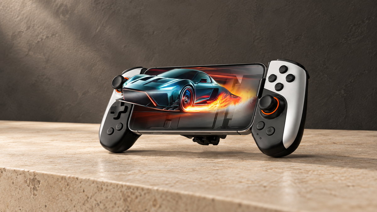 GREY Studio editorial | Porodo Gaming Chillcore Cooling Game Controller with Macro Mapping & Vibration - Black | PDXCGCBK