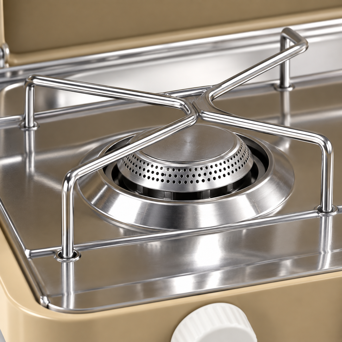 GREY Studio detail | Porodo Lifestyle Dual Burner Foldable Camping Stove - Khaki | PDYG002KH