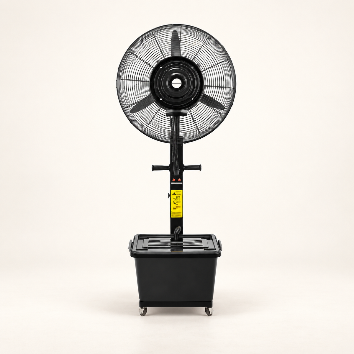 GREY Studio catalog | Powerology Industrial Fan Mist Spray & Humidifier - Black | PMFAN230W