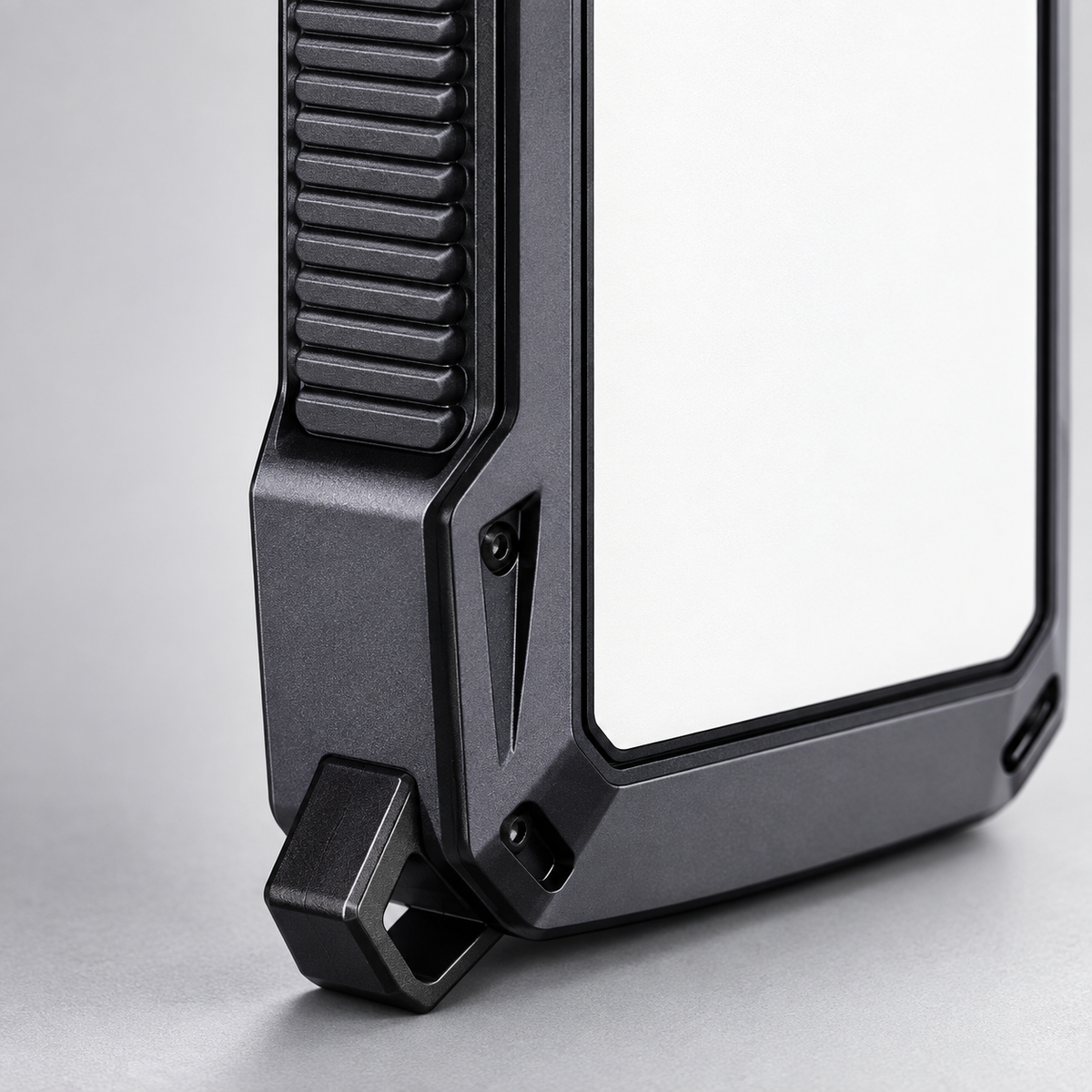GREY Studio detail | Powerology Helio Lux 40000mAh Solar Power Bank - Black | PPBCHA926BK