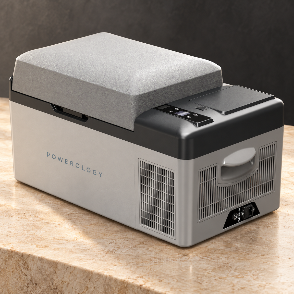 GREY Studio editorial | Powerology Smart Portable Outdoor Fridge and Freezer | PPOF20LGY