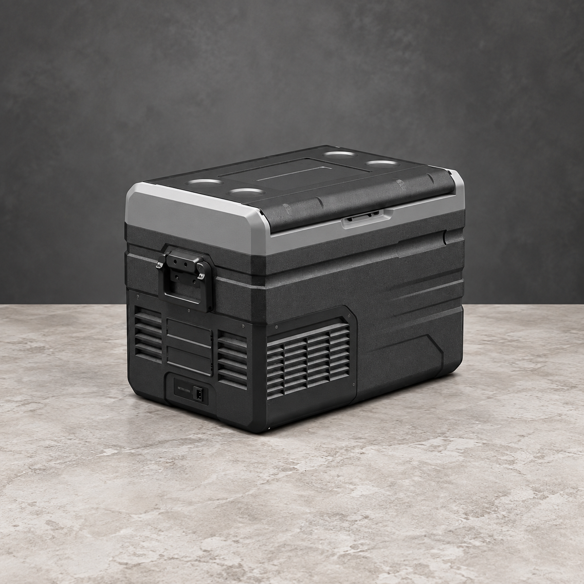 GREY Studio editorial | Powerology Small Dual Compartment Fridge and Freezer | PPOF35LGY