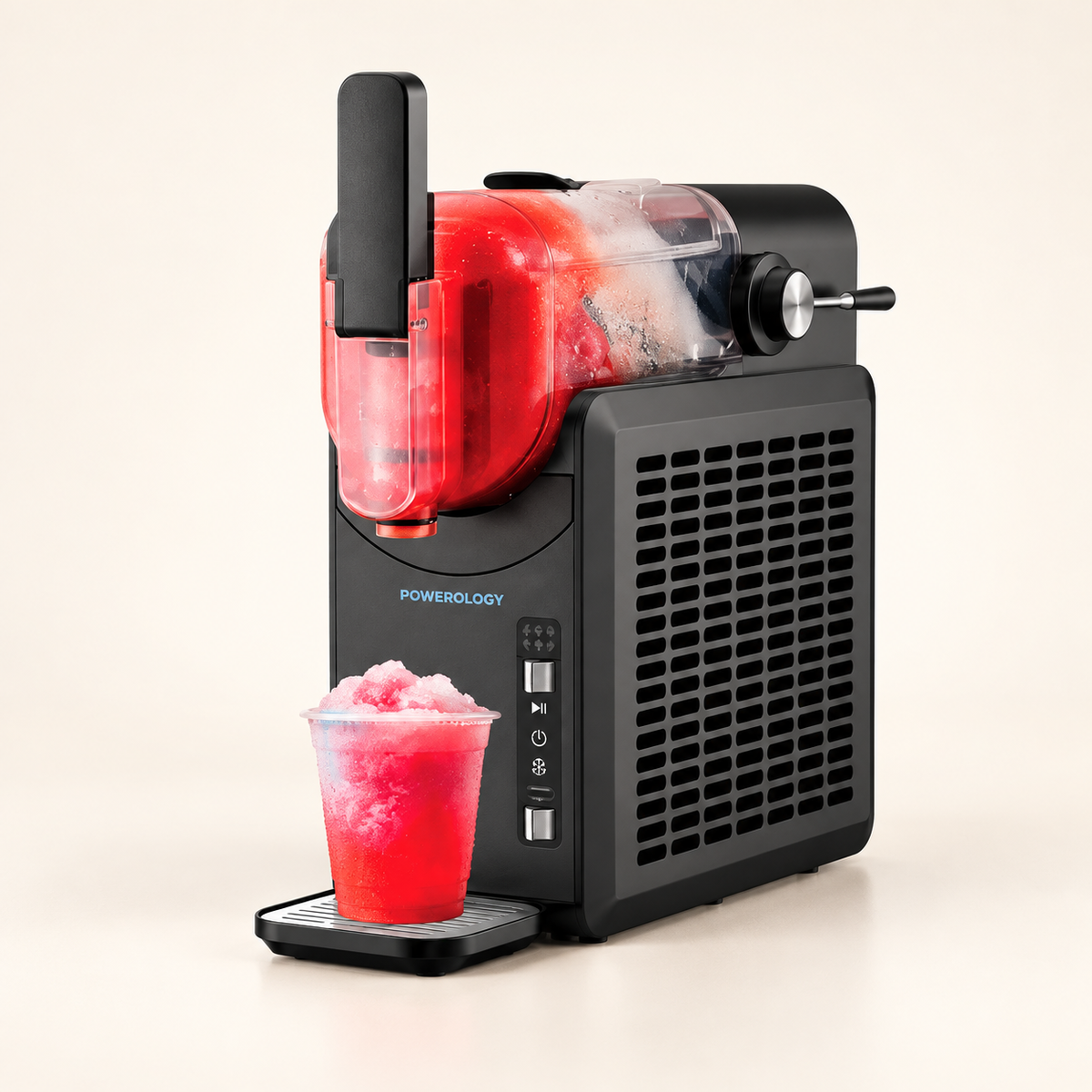 GREY Studio catalog | Powerology Aqua Frost Instant Slushie Machine - Black | PSM012