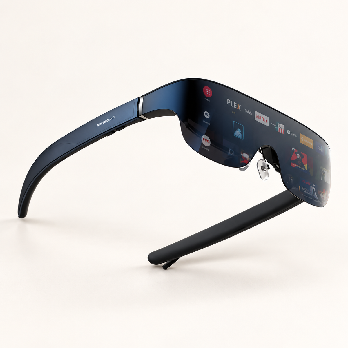 GREY Studio catalog | Powerology 2/3D Ultra AR Movie Glass 1080P 120" - Blue | PSM014