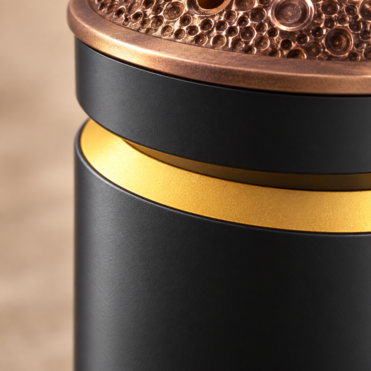 GREY Studio detail | Powerology Oudan Incense Bakhoor Burner - Black | PSM024BK