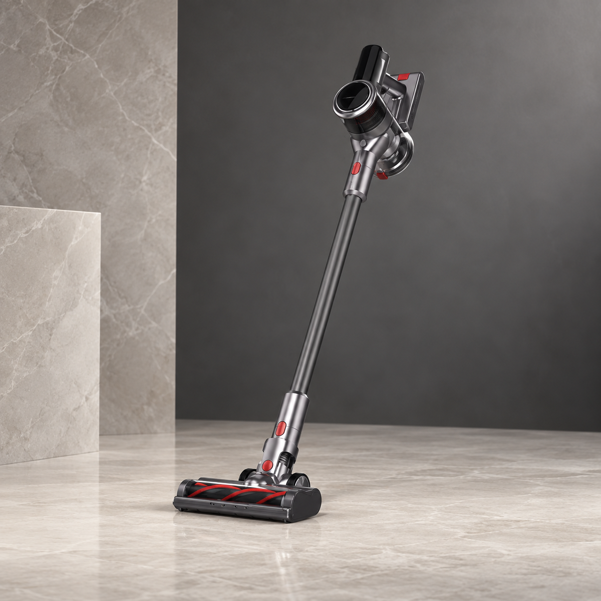 GREY Studio editorial | Powerology Home Cordless Vacuum Cleaner with Brushless Motor Technology | PSTV300GY