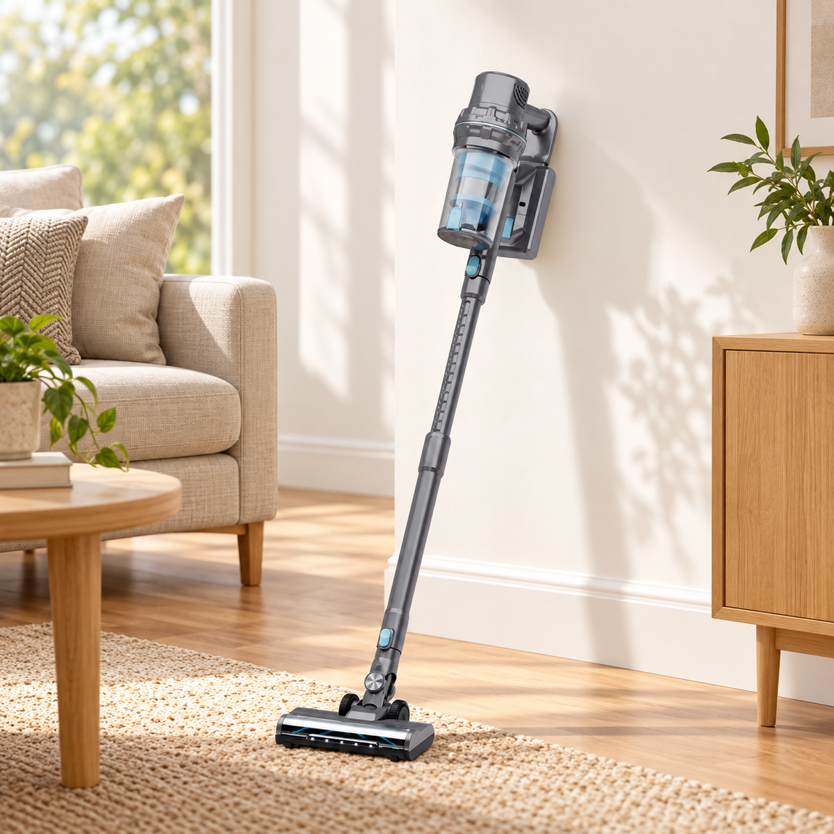 GREY Studio lifestyle | Powerology Power Series Cordless Vacuum 300W | PSV300V2GY