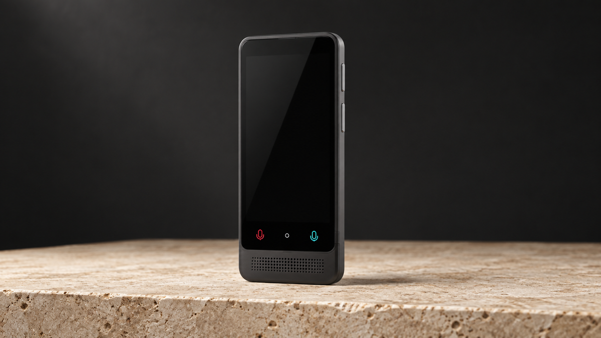 GREY Studio editorial | Powerology Smart Translator - Black | PWAITSM12