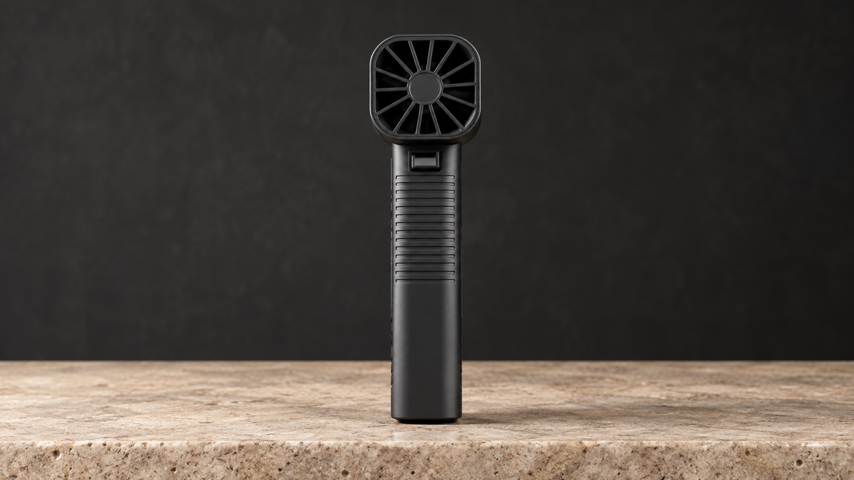 GREY Studio editorial | Powerology Powerflow Turbo Blower Fan - Black | PWF201BK