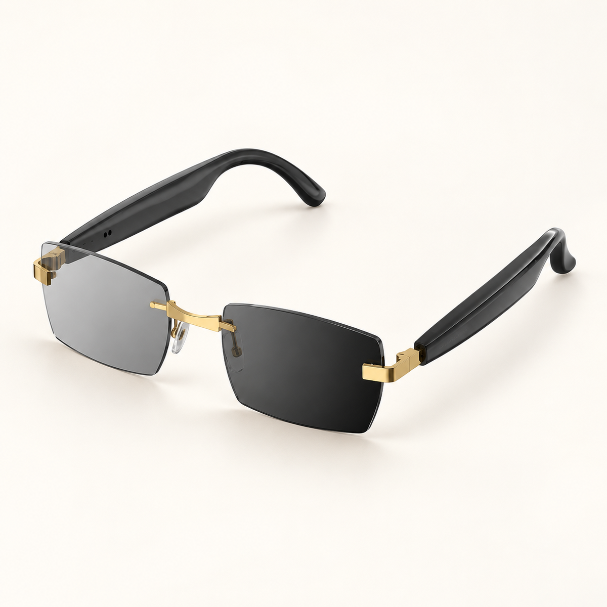GREY Studio catalog | Powerology Cannes Smart Audio Sunglasses - Gold/Black | PWHY1006GDBK