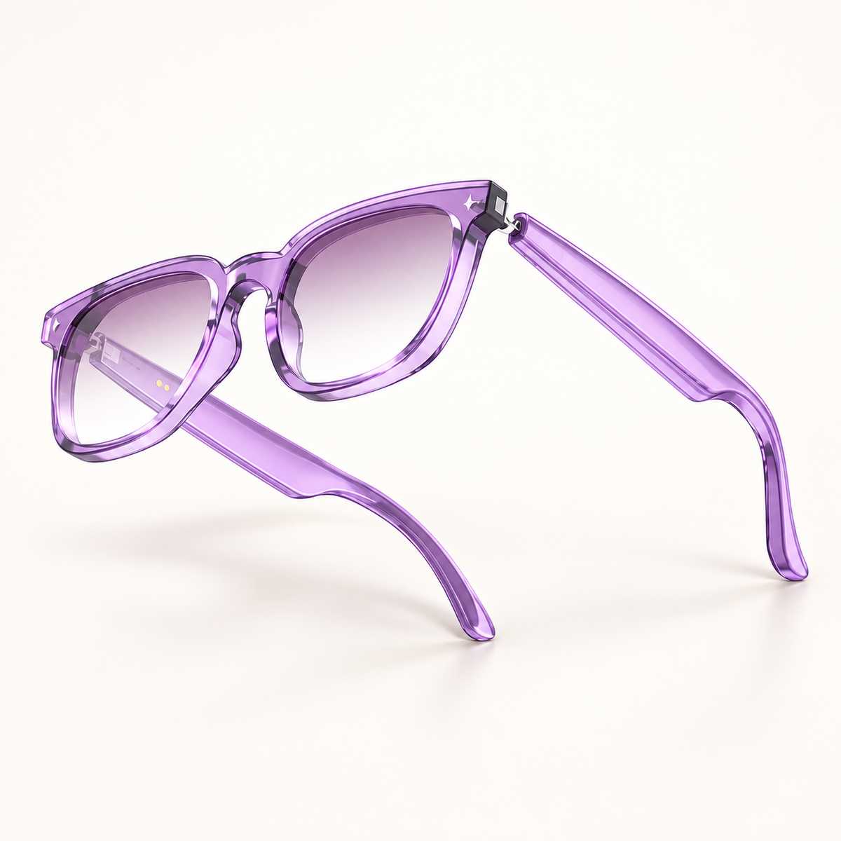 GREY Studio catalog | Powerology Nice Smart Audio Sunglasses - Purple | PWHY1009PL