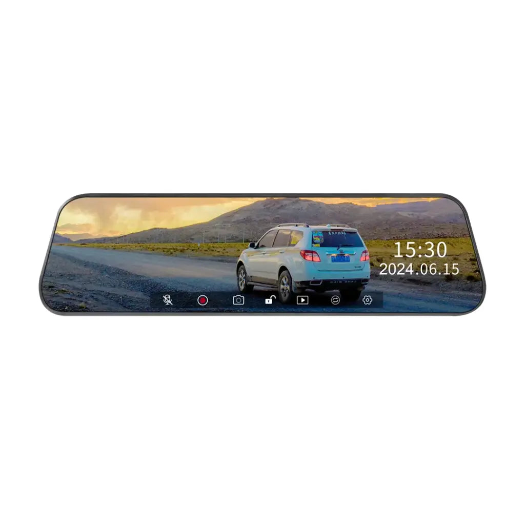 Porodo Mirror Camera Full HD Recording - Black