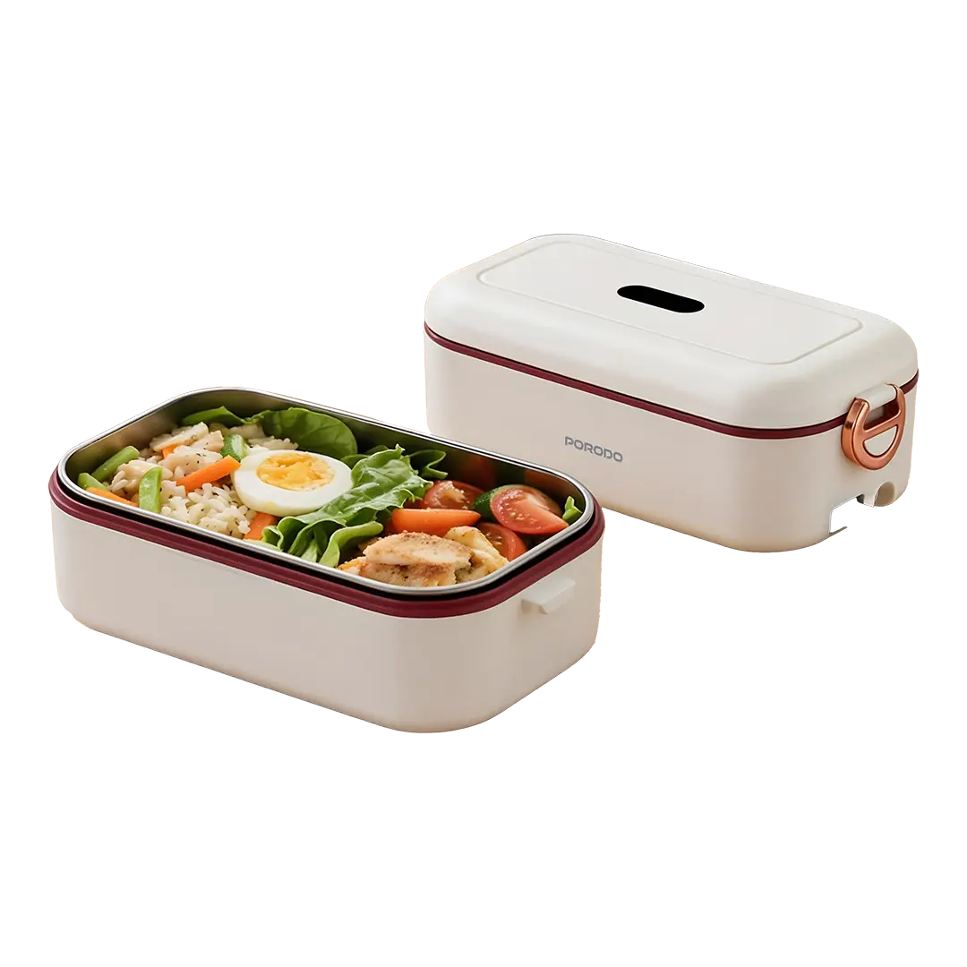Porodo Lifestyle LunchMate Dual Mode Electric Lunch Box - White